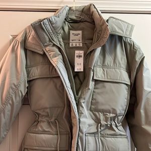 A&F winter coat with hood , xs.